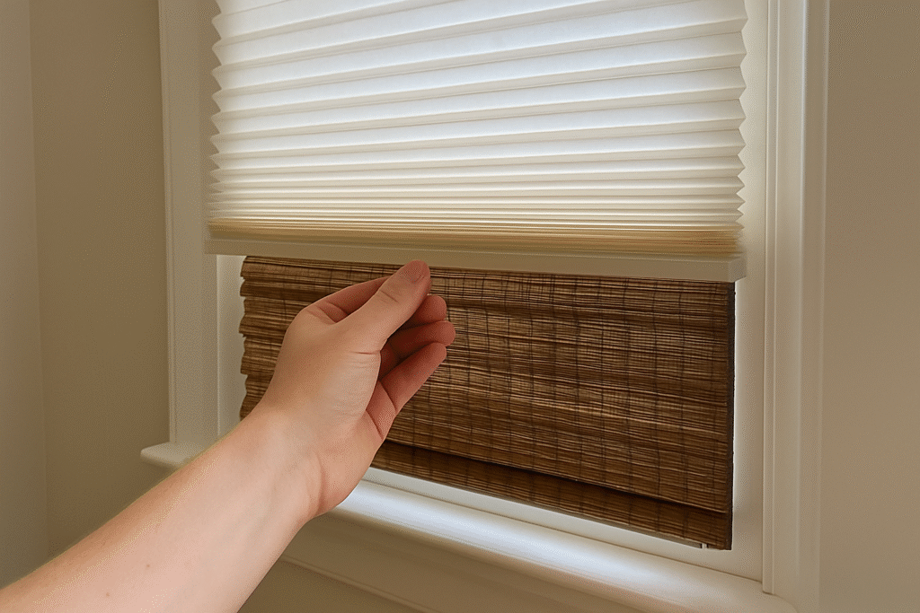 How to Upgrade Old Pleated Blinds on a Budget