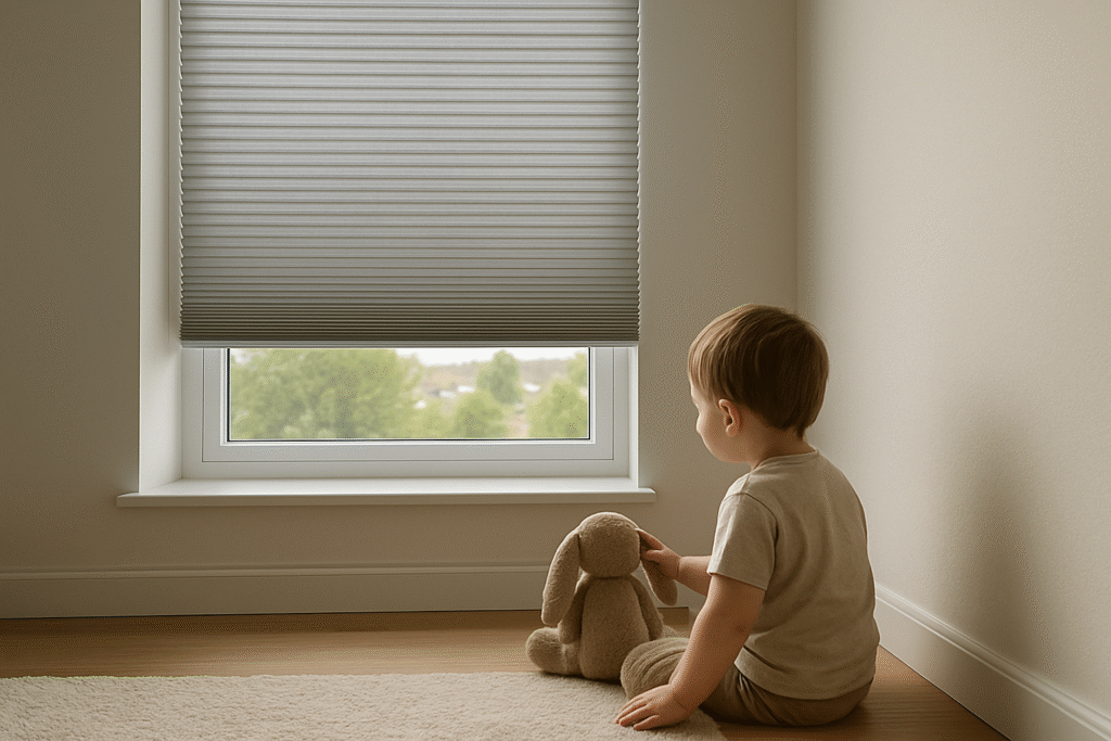 Child-Safe Pleated Blinds for Modern Homes