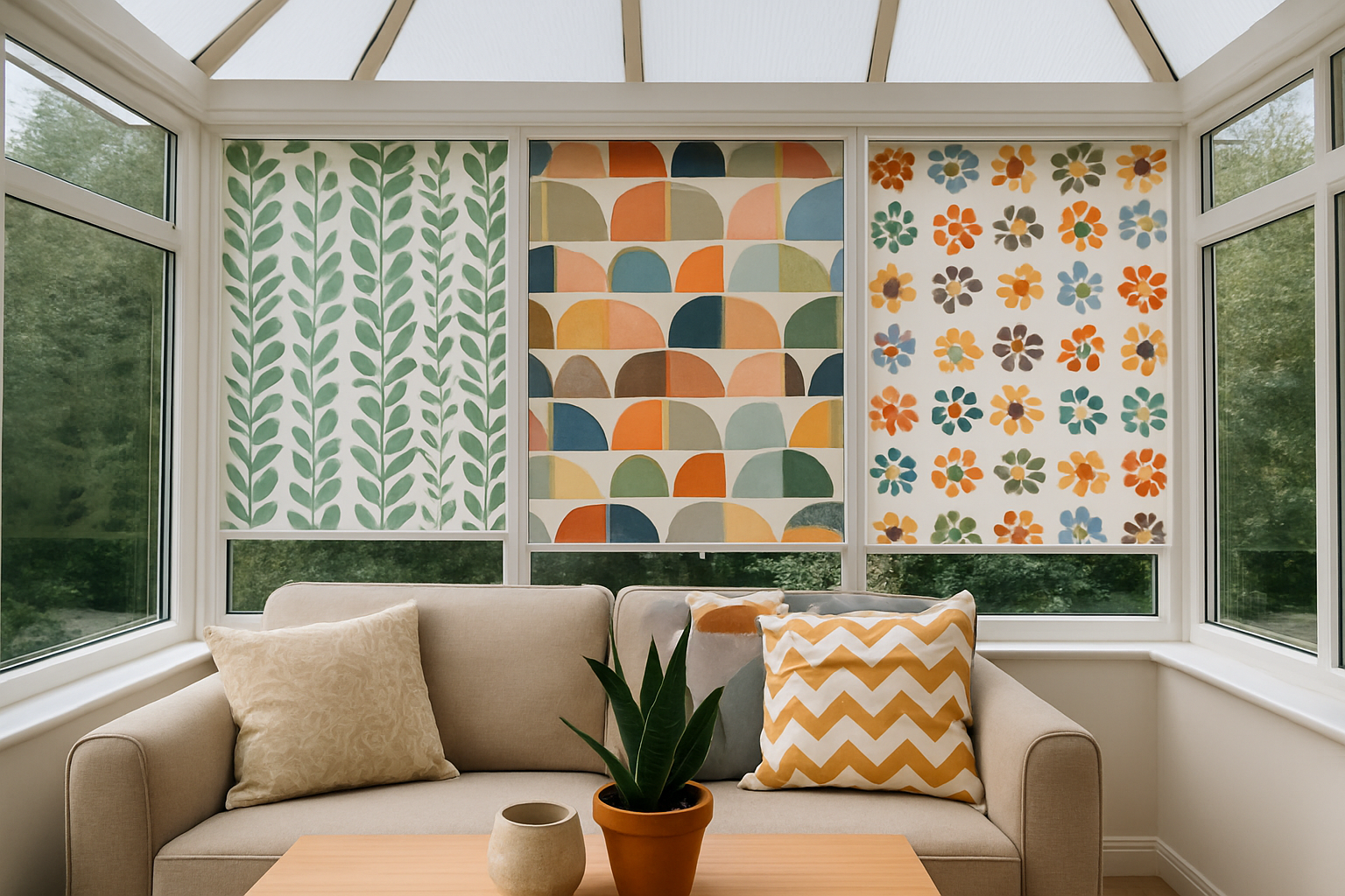Creative Patterns and Designs for Conservatory Blinds