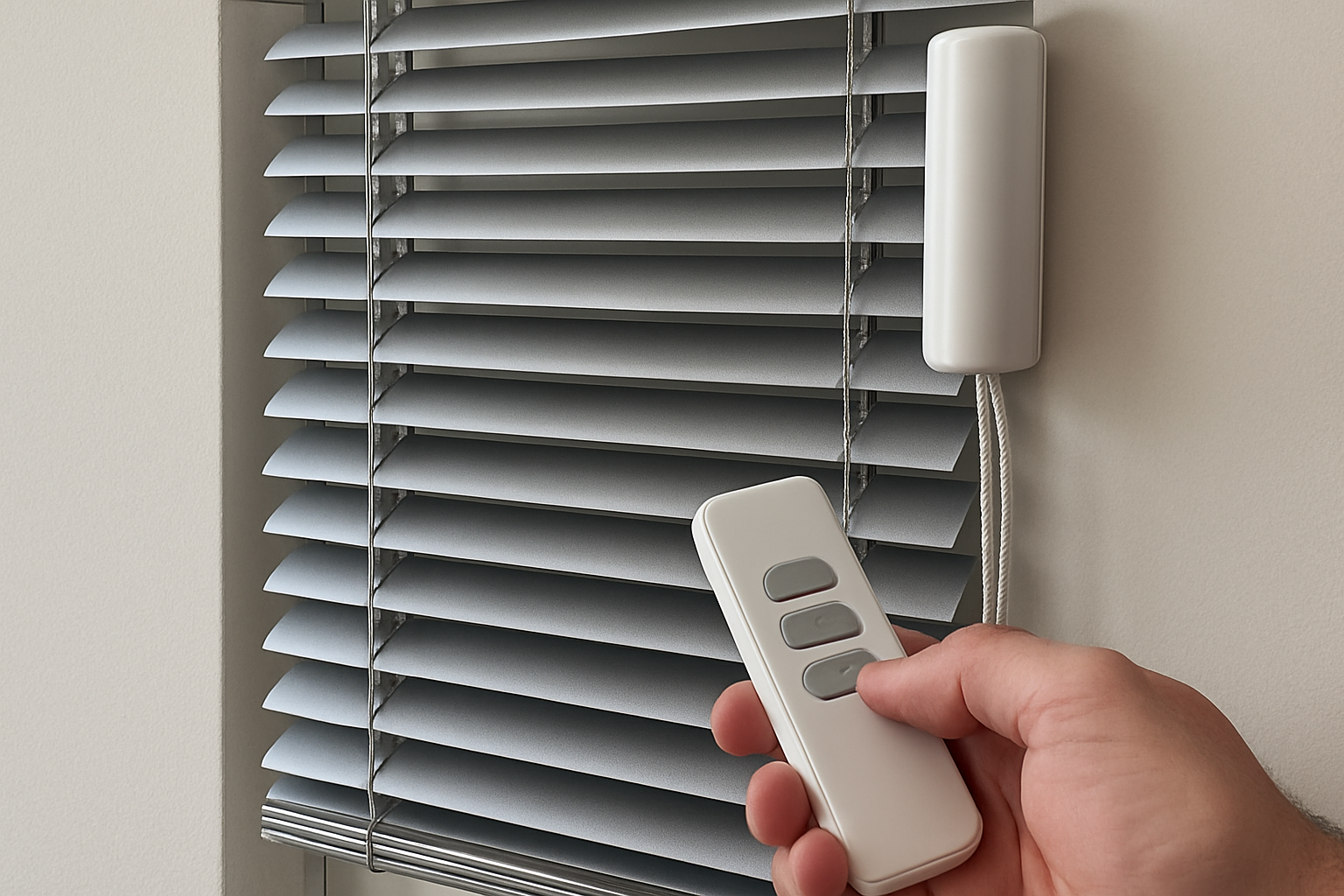 How to Add Motorisation to Metal Venetian Blinds