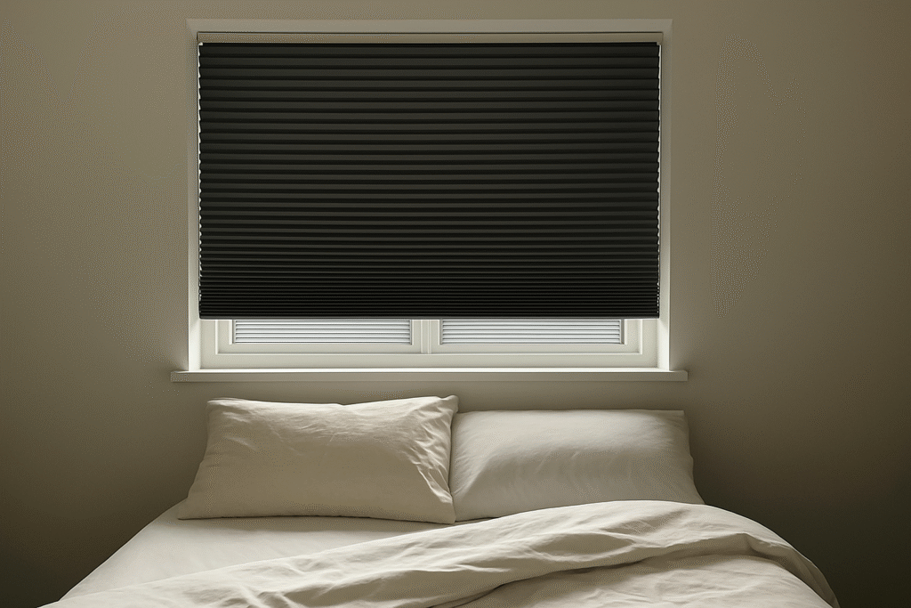 Blackout Pleated Blinds for a Perfect Night’s Sleep