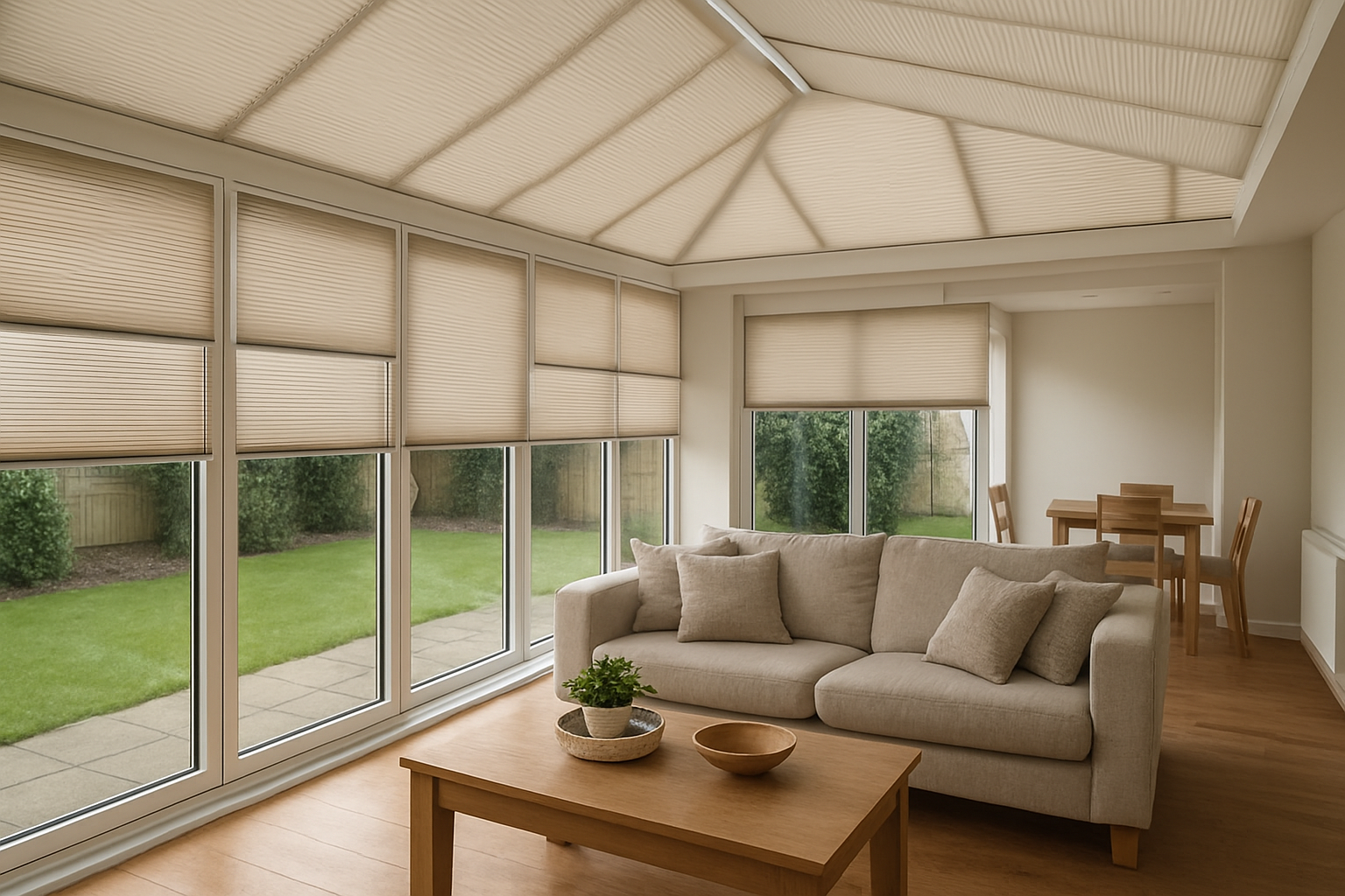 Best Conservatory Blinds for Open-Plan Living
