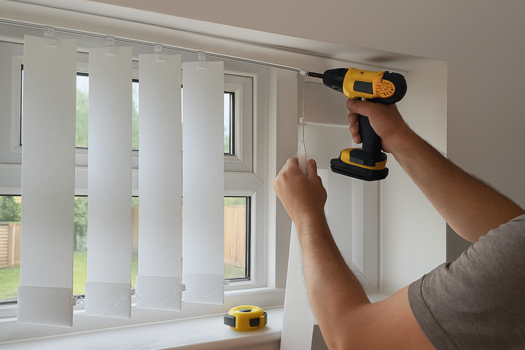 How to Install PVC Waterproof Vertical Blinds Yourself