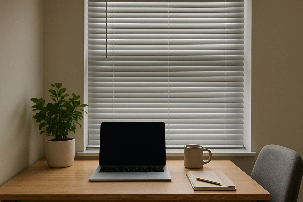 PVC Waterproof Blinds for Home Offices