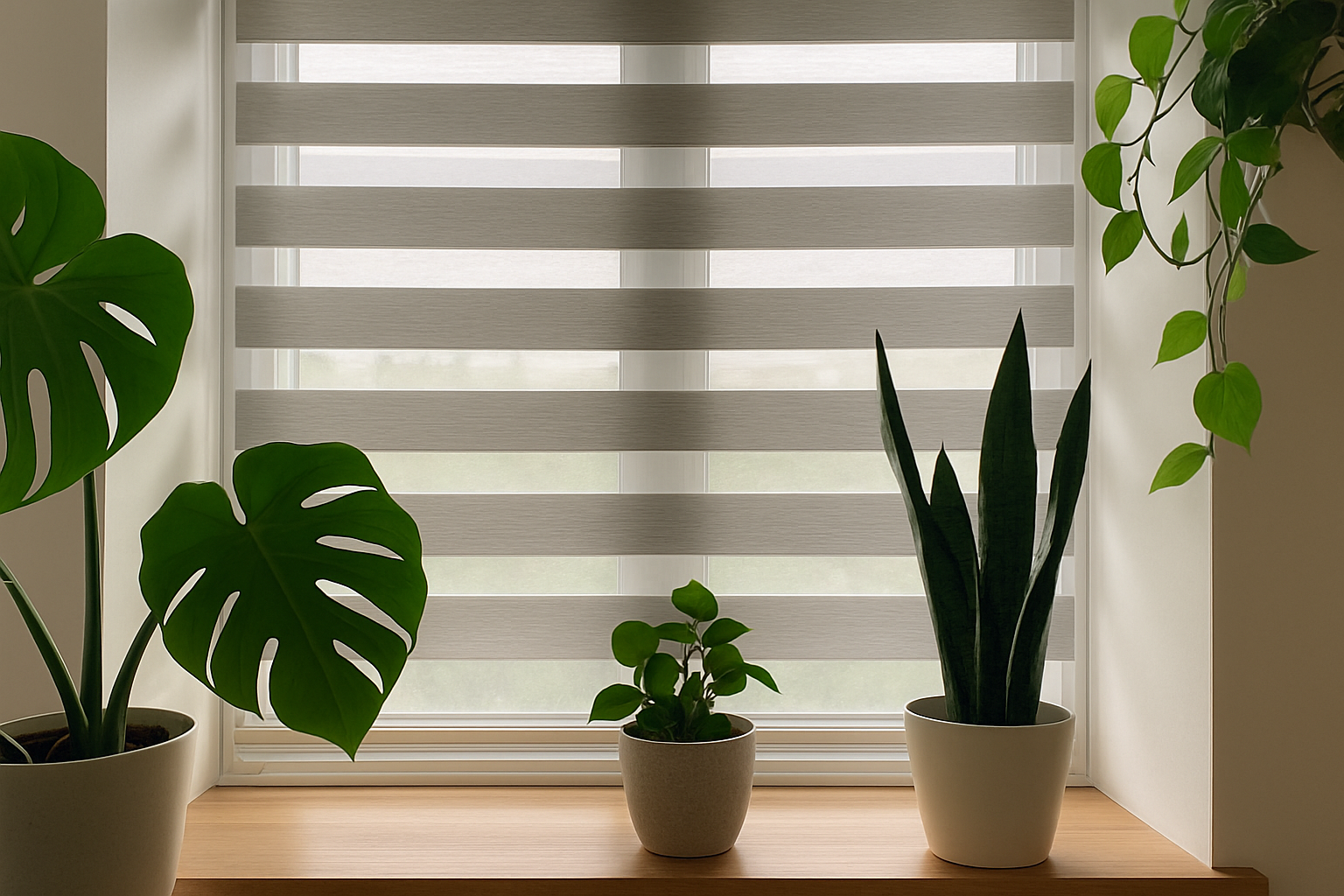 How to Style Day and Night Blinds with Plants