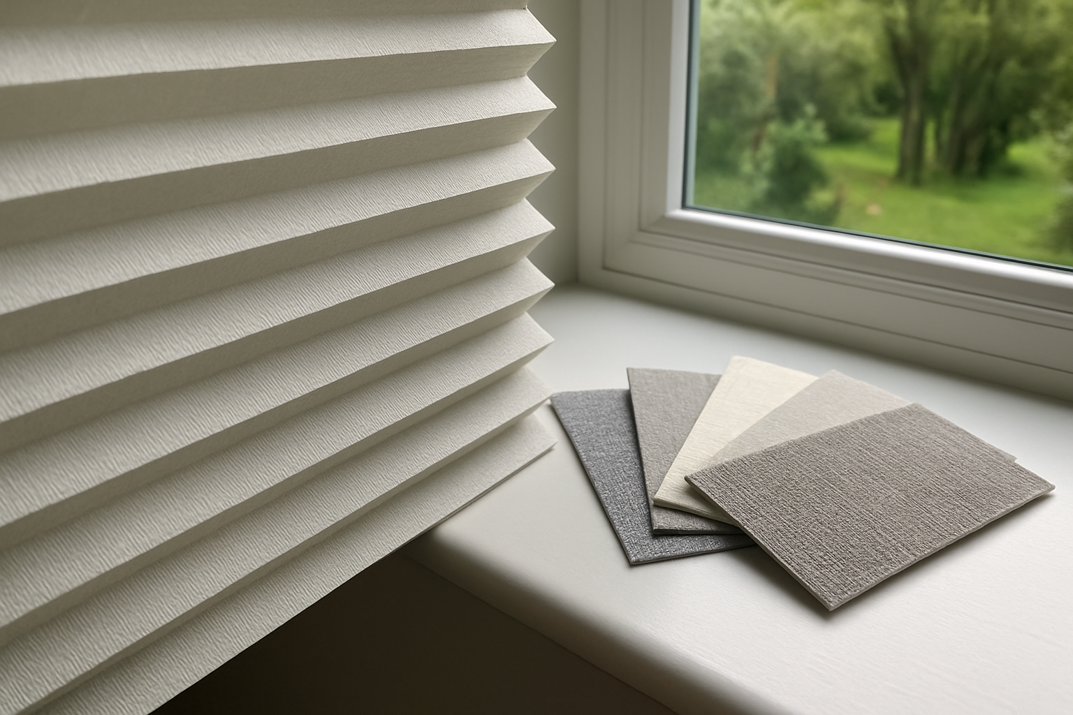 The Best Fabrics for Pleated Blinds in the UK