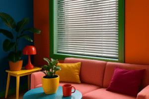 How to Incorporate Metal Venetian Blinds in a Colourful Home